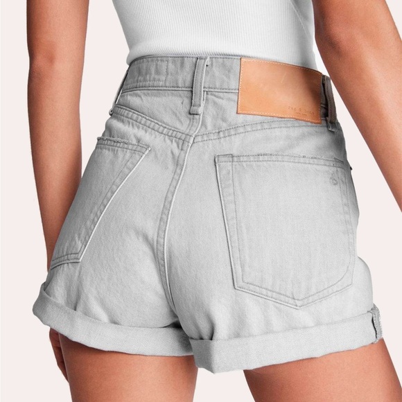 Rag & Bone Maya High-Rise Shorty Short - Anchor - Picture 1 of 12